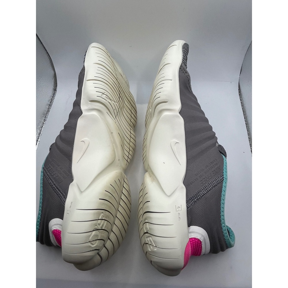 Nike Free RN‎ Commuter 2018 Women's Running Shoes Gray Pink Teal Size 8.5 - Picture 4 of 8